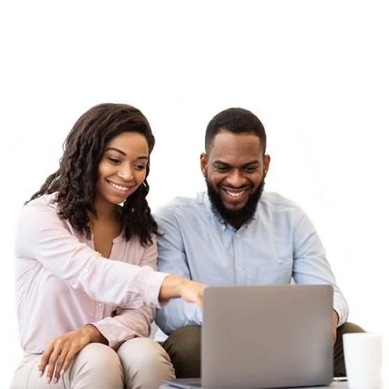 couple on laptop